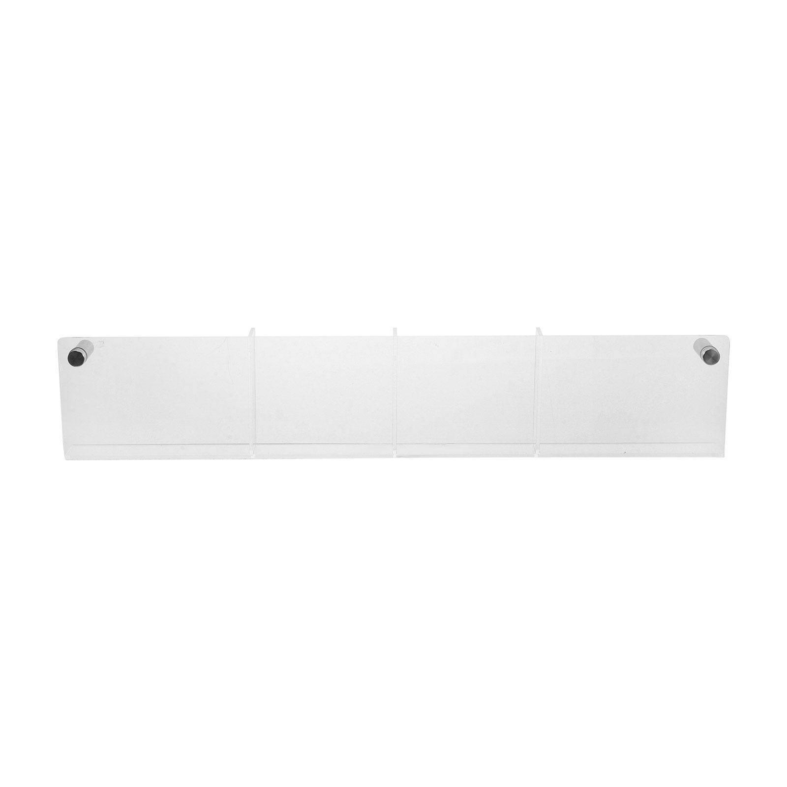Magazines - Wall Mounted Acrylic Brochure Holder 4-Compartment
