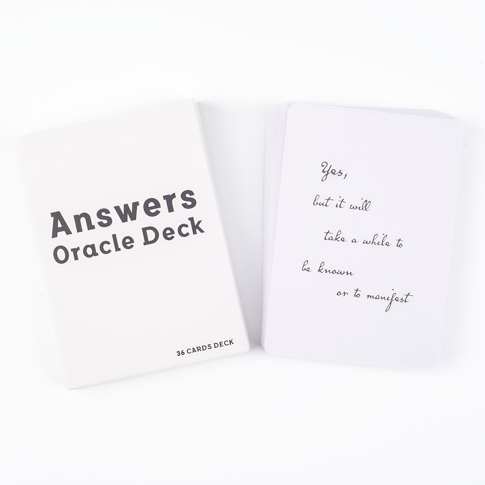 Answers Oracle Deck 36 Cards M - Tarot Deck With Guidebook review and price