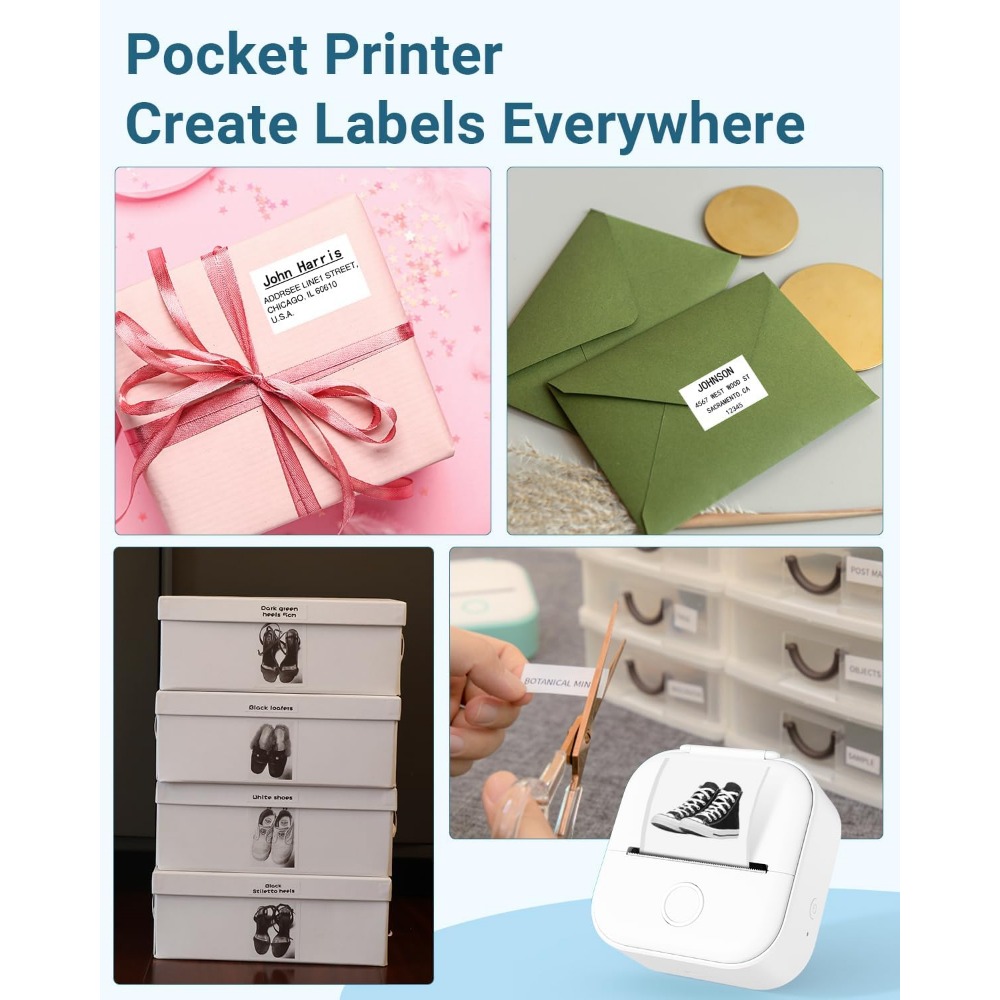 Phomemo T02 Wireless Pocket Th - Mini Pocket Thermal Printer Paper Roll review and price