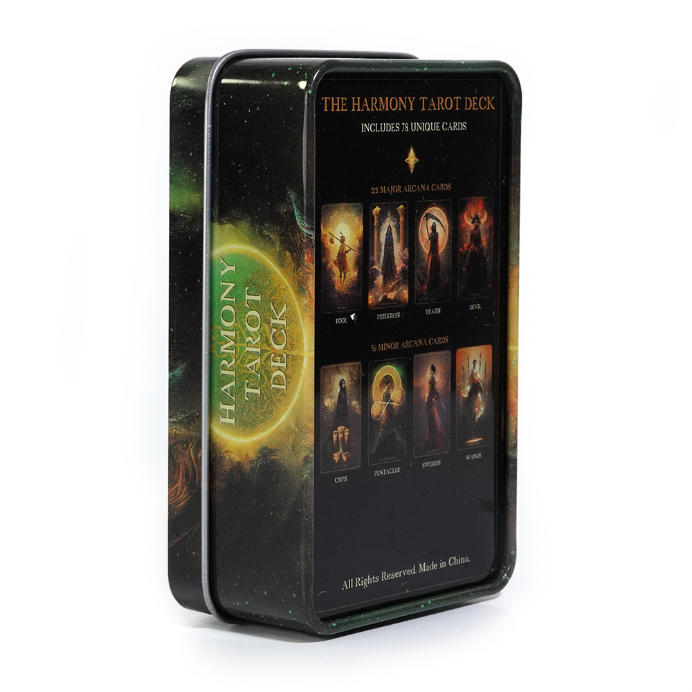 Harmony Tarot In A Tin with Gi - Tarot Deck With Guidebook review and price
