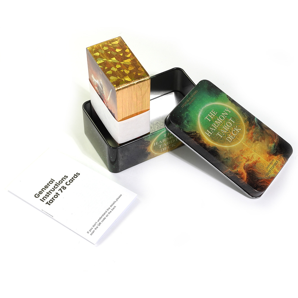 Harmony Tarot In A Tin with Gi - Tarot Deck With Guidebook review and price