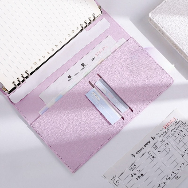A5  Soft PU DIY Binder Photoca - Vintage Leather Journal Notebook review and price