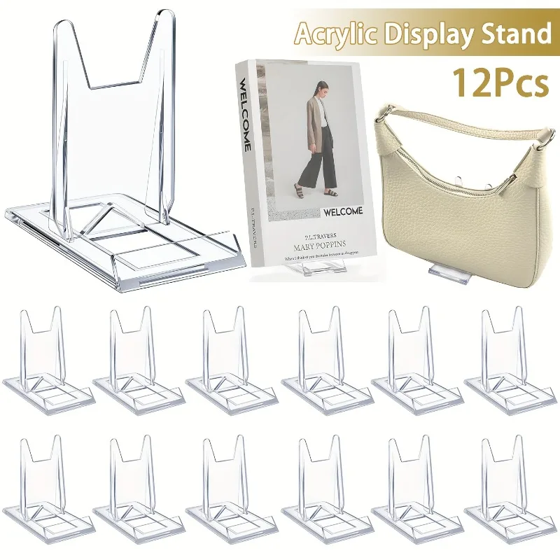 5/12pcs Clear Acrylic Display  - Clear Acrylic Book Stand Holder review and price