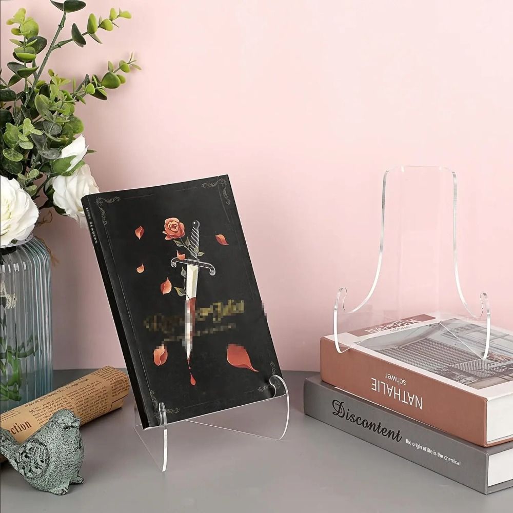 Tablet Holder Acrylic Flat Pla - Clear Acrylic Book Stand Holder review and price