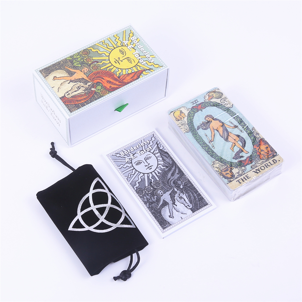 12*7cm Borderless A.E. Tarot D - Tarot Deck With Guidebook review and price