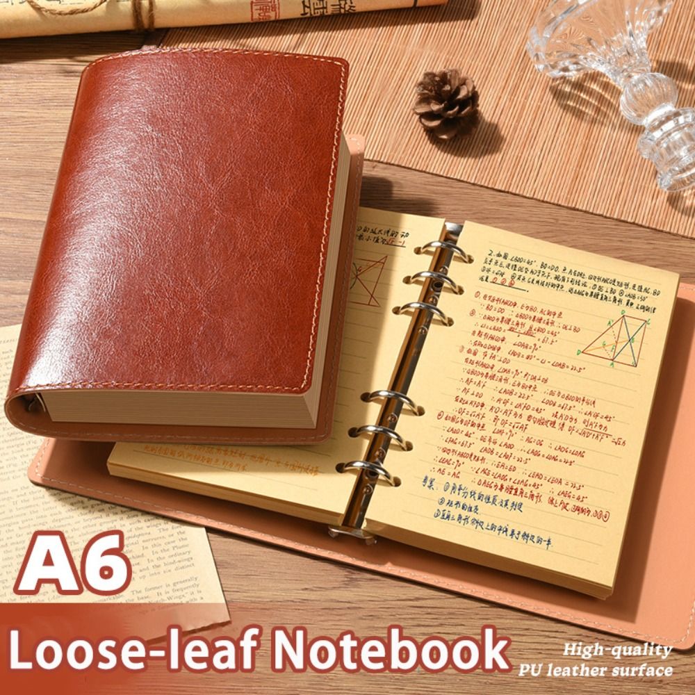 New A5/A6 Notebook Loose-leaf  - Vintage Leather Journal Notebook review and price