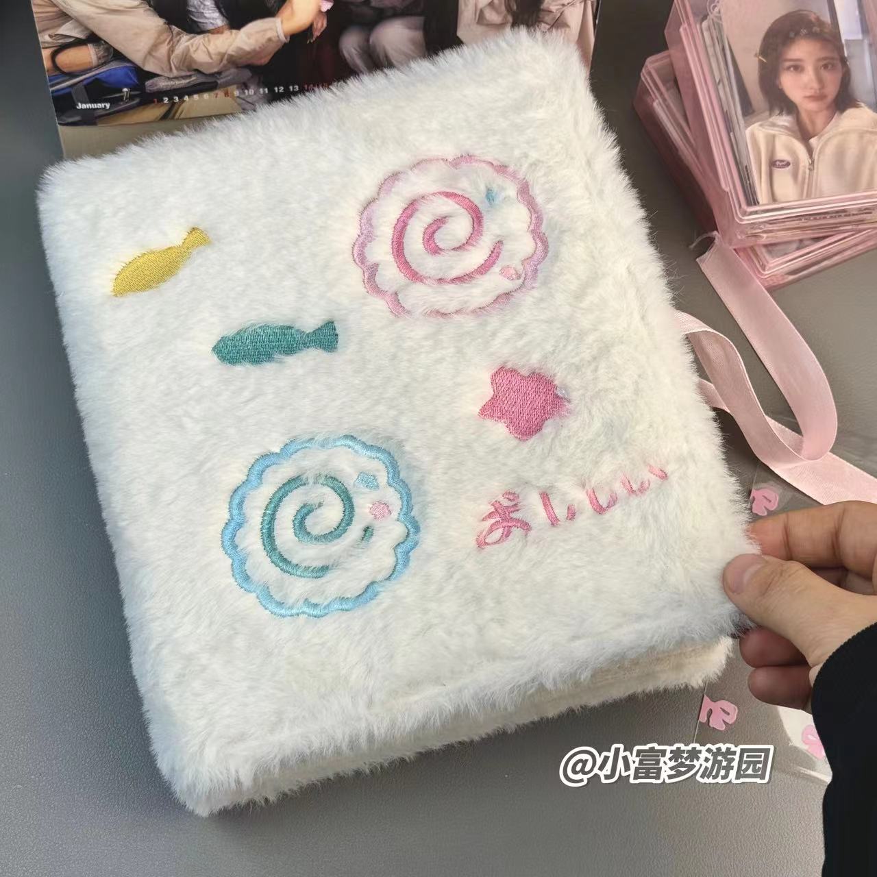 Cute Plush Fish Card Book A5 B - Kpop Photo Card Binder 3 Inch review and price