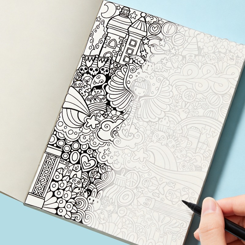 One Adult Stress Relief Hand D - Adult Coloring Book Stress Relief review and price