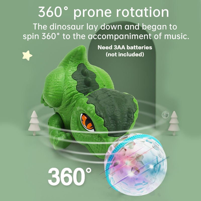 Electric Dinosaur Top Ball Toy - Music review and price
