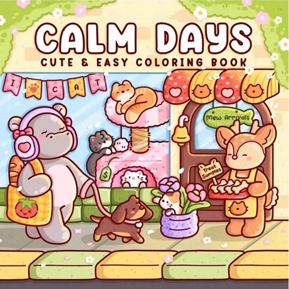 Cute Animal Stress Relief Colo - Adult Coloring Book Stress Relief review and price